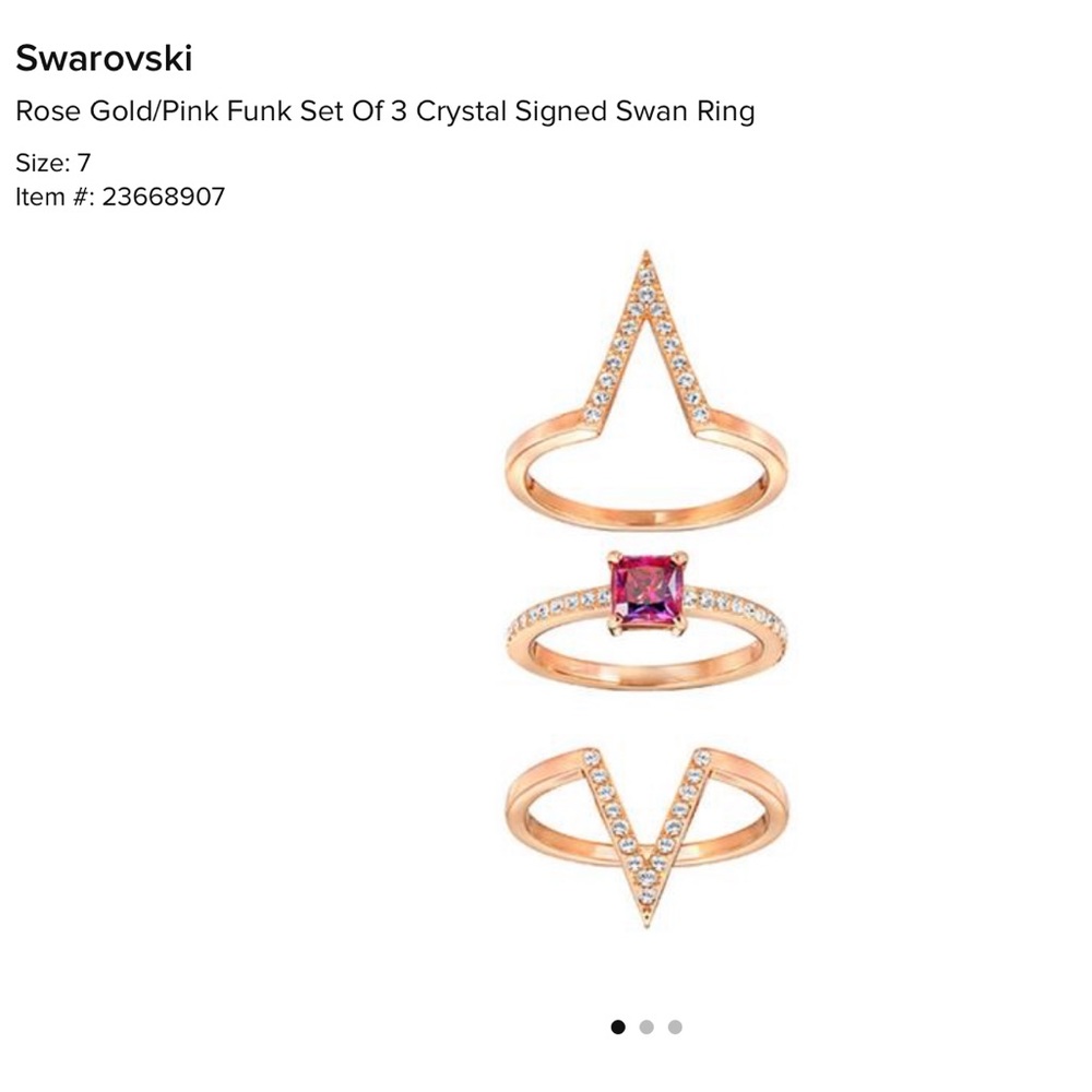Swarovski Swan Ring